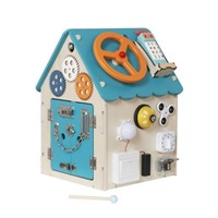 2Kids Toys Activity board Domeček tyrkysový