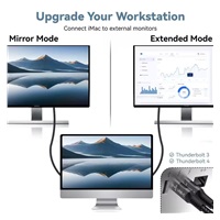 PremiumCord USB-C na HDMI kabel 2m rozlišení obrazu 8K@60Hz,4K@144Hz Aluminium