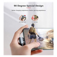 PremiumCord USB-C 2x zahnutý kabel ( USB 3.2 GEN 2x2, 5A, 100W, 20Gbit/s ) bavlněný oplet, délka: 2m