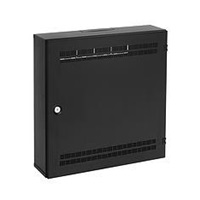 Solarix rozvaděč SOHO LC-18 s lištami 2U, 4U a 11U, 550x550x150mm černá RAL9005