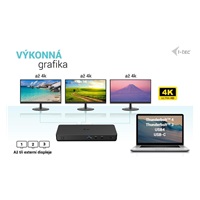 i-tec USB-C Triple 4K Display Docking Station Gen2 Pro, PD 100W - rozbaleno