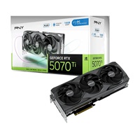 PNY VGA NVIDIA GeForce RTX 5070 Ti Triple Fan Plus 16GB OC, RTX 5070 Ti OC, 16GB GDDR7, 3xDP, 1xHDMI
