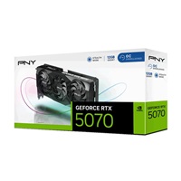 PNY VGA Nvidia GeForce RTX 5070 12GB OC, RTX 5070, 12GB GDDR7, 3xDP, 1xHDMI