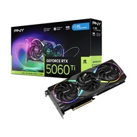 PNY VGA NVIDIA GeForce RTX 5060 Ti ARGB Triple Fan 8GB OC, RTX 5060 Ti OC, 8GB GDDR7, 3xDP, 1xHDMI