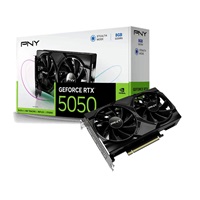 PNY VGA NVIDIA GeForce RTX 5050 Dual Fan 8GB, RTX 5050, 8GB GDDR6, 3xDP, 1xHDMI