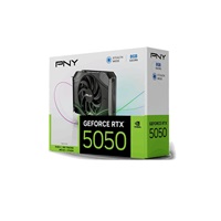 PNY VGA NVIDIA GeForce RTX 5050 Single Fan 8GB, RTX 5050, 8GB GDDR6, 3xDP, 1xHDMI