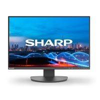 SHARP MT 24" MultiSync EA241W-BK, IPS TFT, 1920x1200, 300nit, 1000:1, 5ms, DP, DVI-D, HDMI, USB, Repro, Černý
