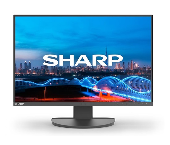 SHARP MT 24" MultiSync EA241W-BK, IPS TFT, 1920x1200, 300nit, 1000:1, 5ms, DP, DVI-D, HDMI, USB, Repro, Černý