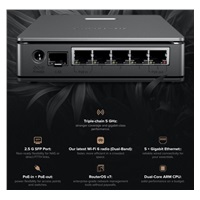 MikroTik E62iUGS-2axD5axT 2,4/5GHz WiFi 6 router hAP ax S