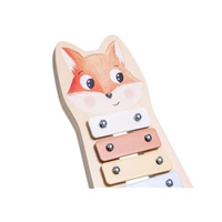 Dřevěný xylofon pro děti - Liška