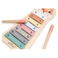 Dřevěný xylofon pro děti - Liška