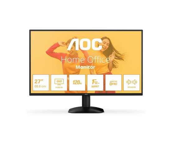 BAZAR - AOC MT 27" Q27B35S3 - 2560x1440,IPS,120Hz,1xHDMI,1xDP - Poškozený obal (Komplet)