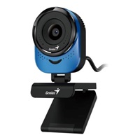 GENIUS webkamera FaceCam 1000X Q, 720p HD, USB, mikrofon, modrá