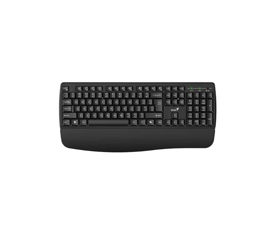 GENIUS Klávesnice KB-7123, membránová, bezdrátová, CZ+SK layout, Copilot klávesa, Ergo předložka, černá