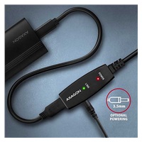 BAZAR - AXAGON ADR-220, USB 2.0 A-M -> A-F aktivní prodlužovací / repeater kabel, 20m - Poškozený obal (Komplet)