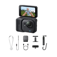 Insta360 GO Ultra Creator Bundle miniaturní akční kamera, 4K Ultra HD, 60fps, magnetický systém uchycení, černá