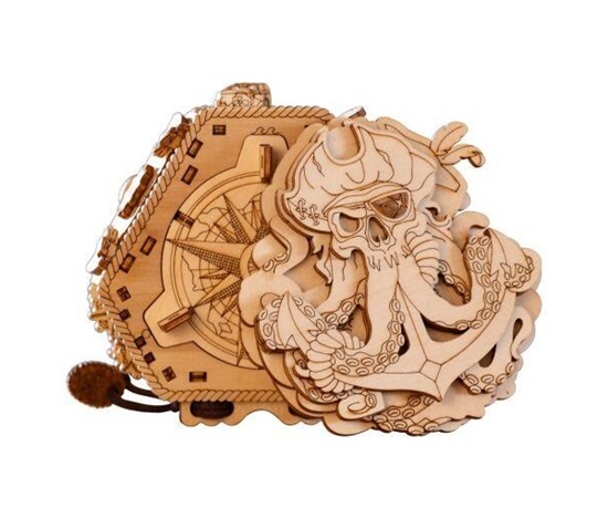 EscapeWelt Dřevěný hlavolam Blackbeard's Compass