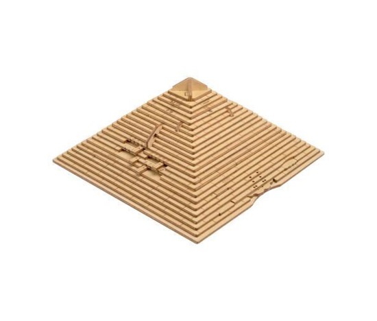 EscapeWelt Dřevěný hlavolam Pyramida