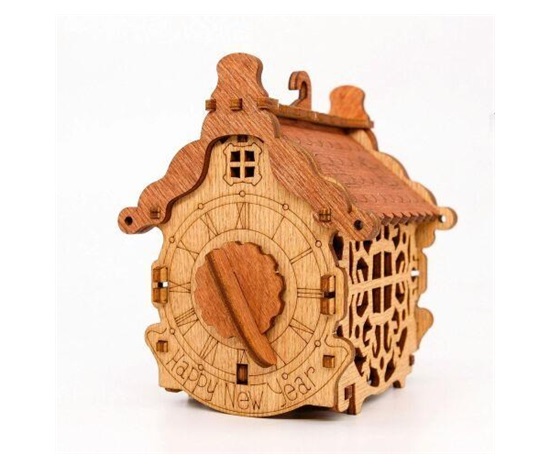 iDventure 3D dřevěná skládačka hlavolamu Šťastný nový rok