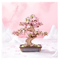 RoboTime 3D dřevěná skládačka Bonsaj sakura