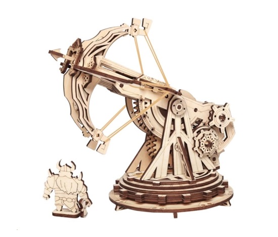 RoboTime 3D dřevěné mechanické puzzle Obléhací balista