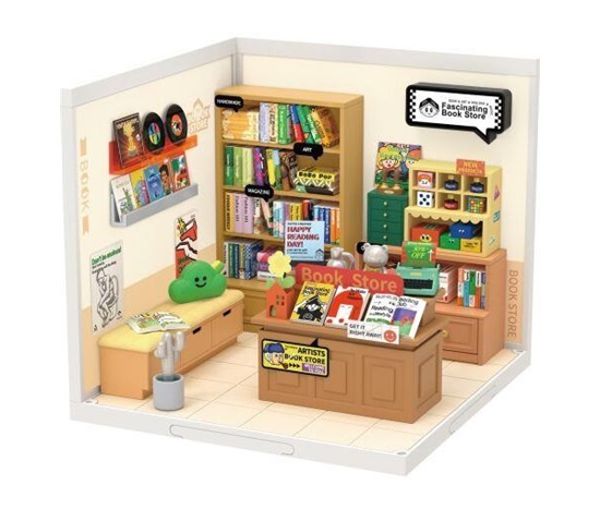 RoboTime miniatura domečku Fascinující knihkupectví