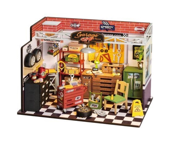 RoboTime Miniatura domečku Garáž