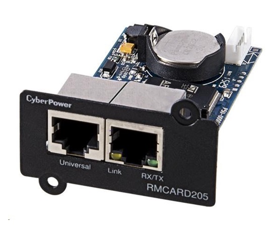 BAZAR - CyberPower SNMP Expansion card RMCARD205, s podporou Enviro Sensoru - Poškozený obal (Komplet)