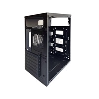 BAZAR - EUROCASE skříň ML N6-500B, Midi Tower, 2x USB 3.0, 2x audio, bez zdroje - Poškozený obal (Komplet)