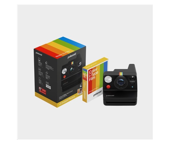Polaroid Now+ Gen 3 Black bundle with Color Film (8 photos)