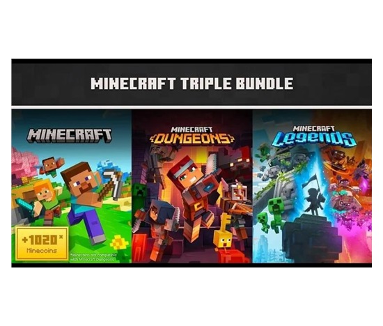 Minecraft Triple Bundle (Windows 10)