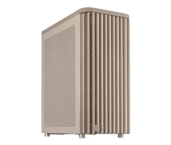 ASUS case PROART PA401 WOOD MESH PWM, ATX, 2x 160mm Fan, 1x 120mm Fan, Fan Hub, béžová