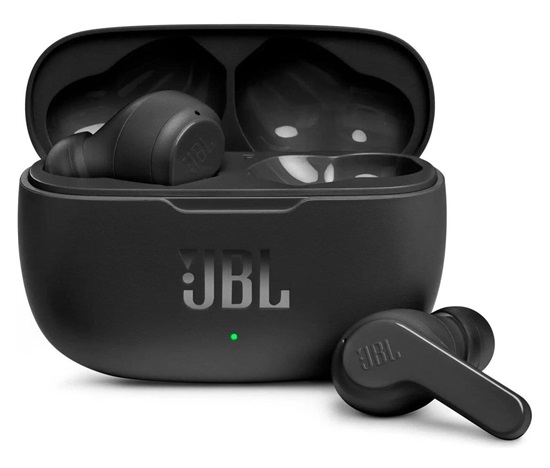 BAZAR - JBL Wave 200TWS Black bezdrátová sluchátka do uší - poškozený obal