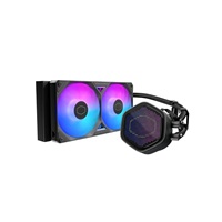 Cooler Master vodní chladič MasterLiquid Atmos II Pixel LED, 2x120mm, LGA1851, AM5, černá
