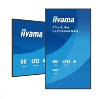 iiyam ProLite LH5564UHS-B1AG, 139cm (55''), 4K, USB, USB-C, RS232, Ethernet, Wi-Fi, Android, kit (RS232), black