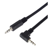 PREMIUMCORD Kabel Jack 3,5mm - 3,5mm 90° M/M 1,5m