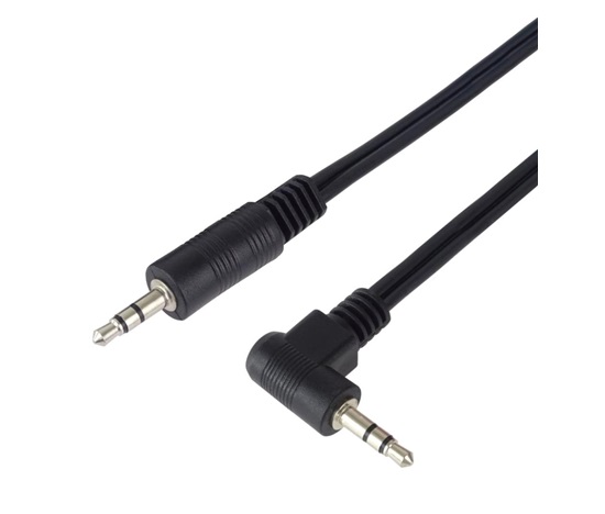 PREMIUMCORD Kabel Jack 3,5mm - 3,5mm 90° M/M 1,5m
