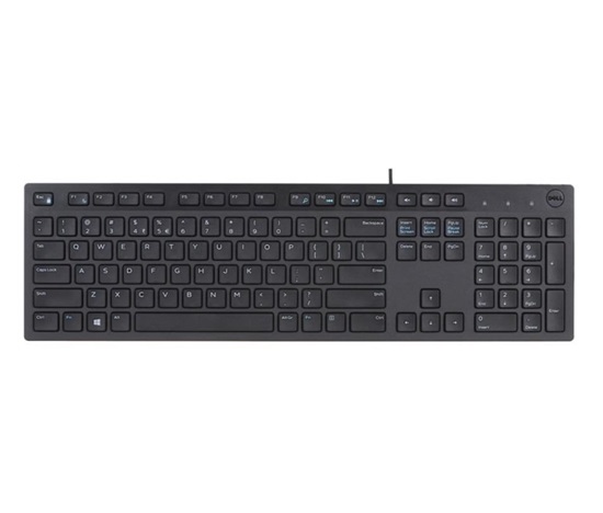 BAZAR - DELL Multimedia Keyboard-KB216 - US International (QWERTY) - Black (RTL BOX) - Poškozený obal (Komplet)