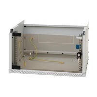 BAZAR - TRITON 19" jednodílný rozvaděč 9U/400mm - rozložený FLAT PACK - po opravě (výměna pantu)