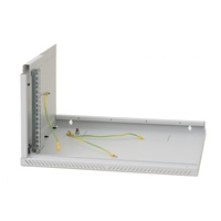 BAZAR - TRITON 19" jednodílný rozvaděč 9U/400mm - rozložený FLAT PACK - po opravě (výměna pantu)