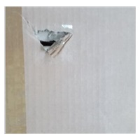 BAZAR - Magnetická tabule AVELI 60x45 cm, hliníkový rám+korková nástěnka 30x30 cm - POŠKOZENÝ OBAL