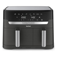 Tefal Dual Easy Fry & Grill 2v1 Horkovzdušná fritéza, Černá