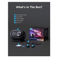 BAZAR - Govee Galaxy Light Projector 2 Pro Matter s reproduktorem - Poškozený obal (Komplet)