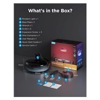BAZAR - Govee Pendant Light RGBICWW závěsná lampa Matter - Poškozený obal (Komplet)