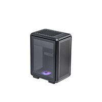 Cooler Master case MasterFrame 400 Mesh Black, mATX, Průhledná bočnice,1x 120mm ARGB Fan, Černá – náhled 1