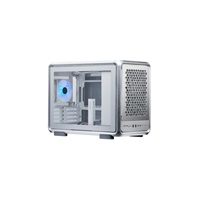 Cooler Master case MasterFrame 400 Mesh Silver, mATX, Průhledná bočnice, 1x 120 mm ARGB Fan, Střibrná – náhled 1