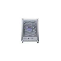 Cooler Master case MasterFrame 400 Mesh Silver, mATX, Průhledná bočnice, 1x 120 mm ARGB Fan, Střibrná
