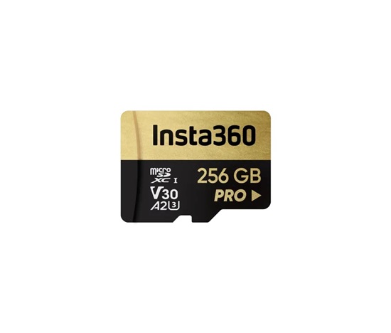 BAZAR - Insta360 paměťová karta MicroSDXC 256 GB - Poškozený obal (Komplet)