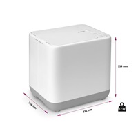 Salente EcoBoost, elektrický kompostér, 3,8 l, bílý