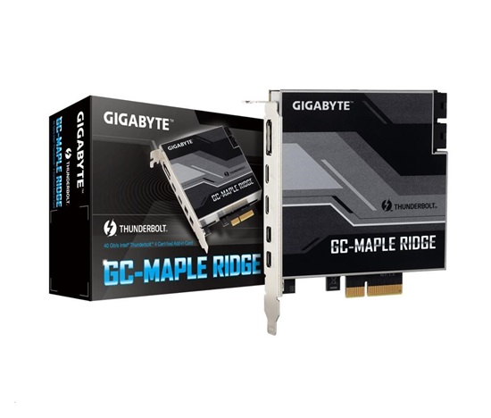 BAZAR GIGABYTE GC-MAPLE RIDGE, Intel® Thunderbolt™ 4 Certified add-in card, USB Type-C, DisplayPort (ROZBALENO
